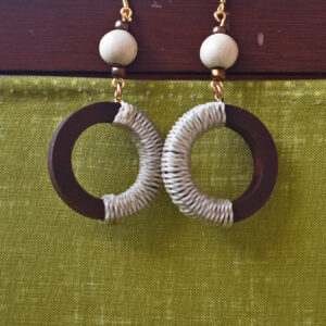 circle earrings product shot