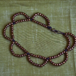 beaded scallop bracelet laying down